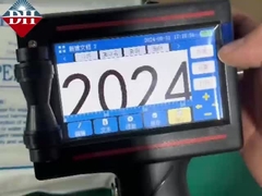 Φορητός κινητός εκτυπωτής μελάνι με οθόνη αφής 4,3 ιντσών και φυσίγγιο γρήγορης ξήρανσης